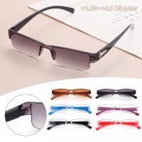 1PC Reading Glasses Women Men Fashion Half Frame Presbyopic Eyeglasses Portable High-definition Eyewear Vision Care 1.0 4.0