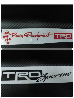 สติ๊กเกอร์งานตัดคอมพิวเตอร์ TRD Sportivo Racing development สำหรับติดรถ แต่งรถ TOYOTA โตโยต้า ทีอาร์ดี sticker ติดรถ