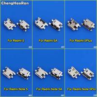 Chenghaoran 10ชิ้นขั้วต่อไมโคร Usb ปลั๊กเสียบตัวเมียชาร์จพอร์ตแท่นปลั๊กไฟสำหรับ Xiaomi Redmi 5 5a 5Plus Note 5 5a Pro