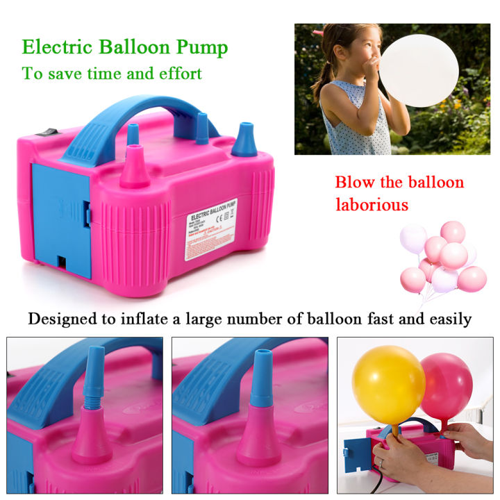 ไฟฟ้าบอลลูนปั๊มลม-inflator-dual-nozzle-globos-เครื่องเป่าลมบอลลูนสำหรับปาร์ตี้บอลลูนซุ้มเสายืนพอง-iewo9238