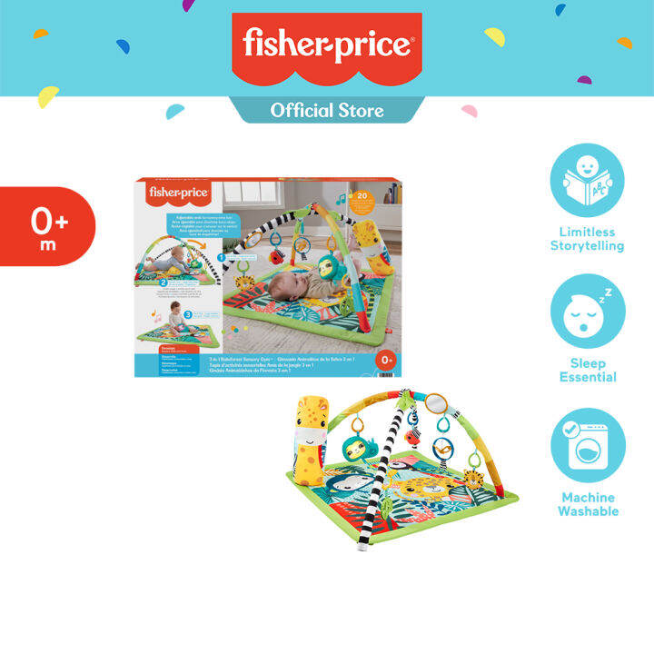 FisherPrice 3in1 Rainforest Sensory Gym ฟิชเชอร์ไพรซ์ เพลย์ยิม 3 อิน