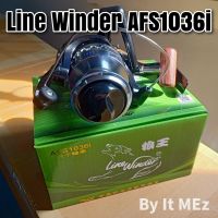 ของแท้ ราคาถูก ❗❗ รอกตกปลา รอกสปิน รอกหมาป่า Line Winder AFS 1036i เหมาะกับงานหน้าดิน มือหมุนไม้แท้ spinning reel