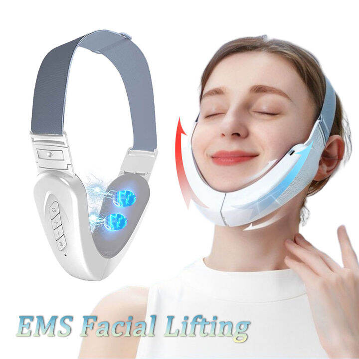 EMS Facial Lifting Device Microcurrent Facial Slimming Vibration Face