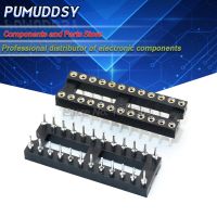 10PCS Round Hole 24 Pins 2.54MM DIP DIP24 IC Sockets Adaptor Solder Type 24PIN IC Connector new WATTY Electronics