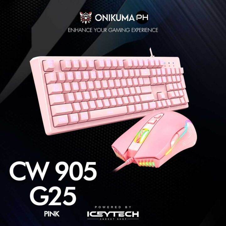 ONIKUMA G25 Gaming Keyboard with CW905 Gaming Mouse Lazada PH
