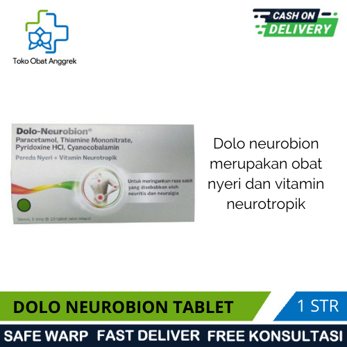 DOLO NEUROBION STRIP ISI 10 TAB / OBAT NYERI DAN NEUTROPIK | Lazada ...