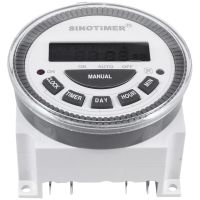 Tm-619H-2 230Vac Weekly Programmable Digital Timer Lighting Switch Output 220V Voltage With Dustproof Cover