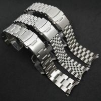 ⌚Watch accessories เหมาะสำหรับ Seiko SKX007 009 สายเหล็กสายสแตนเลสห้าลูกปัดสร้อยข้อมือเหล็กดำน้ำ 20 22 มม. อุปกรณ์เสริม