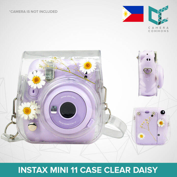 pressed floral instax mini camera case