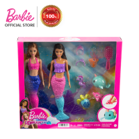 Barbie Ocean Adventure Dolls and Accessories บาร์บี้ ตุ๊กตาเซตคู่ผจญภัยในโลกมหาสมุทร (HBW89 ID)