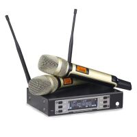 SQUSX การบันทึกเสียงร้อง ชุดไมโครโฟน SKM9000 UHF ยูเอชเอฟ ปรับแต่งได้ ระบบไมโครโฟนไร้สายแบบคู่ ไมโครโฟนสตูดิโอ มืออาชีพอย่างมืออาชีพ ระบบไมค์มืออาชีพสำหรับ SKM9000 การบันทึกเสียงบนเวที/สตูดิโอ