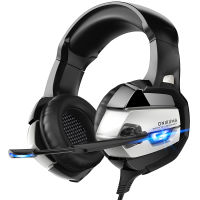 Professional Gaming Headset ONIKUMA K10ProK5 E-sports Gaming Headset Stereo Over Ear Wireless Gaming Headset With LED Backlight