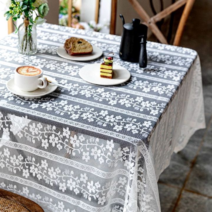 white-lace-table-cloth-square-tulle-tablecloth-simple-style-ins-hollow-table-cover-furniture-cover-for-dinner-room-wedding-decor
