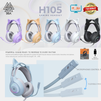 EGA H105 Lite Gaming Headset USB หูฟังเกมมิ่ง หูฟังเล่นเกมส์ หูฟังหูแมวถอดได้