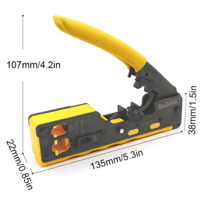 Xintylink All In One คีม Rj45 Crimper Cat5 Cat6 Cat7 CAT8เครื่องมือเครือข่าย Rj 45สาย Ethernet Stripper Clamp แหนบ Rallan