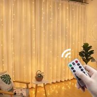 【cw】Festoon Christmas LED String Light Christmas Garland Curtain Ornaments Lights Christmas Decorations for Home Noel New Year 2023 ！