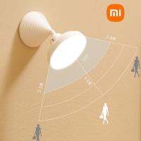 Xiaomi 360°usb Induction Led Lamp for Room Aisle Bathroom Kitchen Hanging Wall Night Light Home Smart Eye Protection Desk Lamp