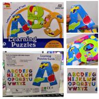 LEARNING PUZZLES ABC เกมตัวต่อจัดเรียงตัวอักษร A-Z ช่วยสอนให้เด็กเรียนรู้ตัวอักษร อังกฤษ ด้วยการต่อตัวอักษร NO.03