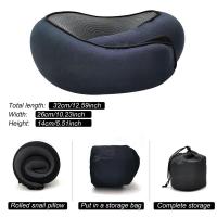 Hot Flight Pillow Travel Pillow With Head Cushion Support Memory Foam Travel Pillow For Travel Use Head Support Soft Pillow For Car