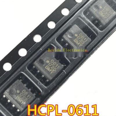 10Pcs HCPL-0611 HCPL-611 SMD [SOP-8] Optocoupler Isolator จุดสามารถยิงตรง