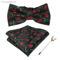 ✴◇ EASTEPIC Bow Ties for Men Exquisite Brooch Jacquard Handkerchief Mens Accessory Christmas Gift Childhood Meeting Happy New Year