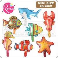 hyfvbujh☞  lobster Clownfish Crayfish Foil Animals Aquatic Baby Shower Birthday