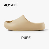 HOT”Posee Athflow Yeez-dupe PURE รองเท้าแตะ พื้นหนา 5 ซม. กันลื่น เหมาะกับฤดูร้อน สําหรับผู้หญิง P17801S