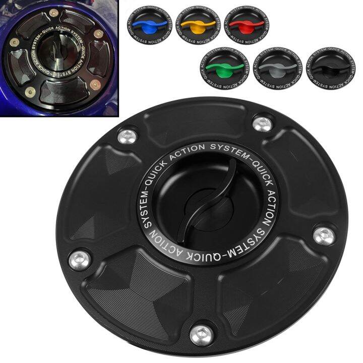 For Kawasaki Z650 Z1000 Z800 Z750 Z900 NINJA400 650 Z900RS Quick Release Gas Fuel Tank Cap