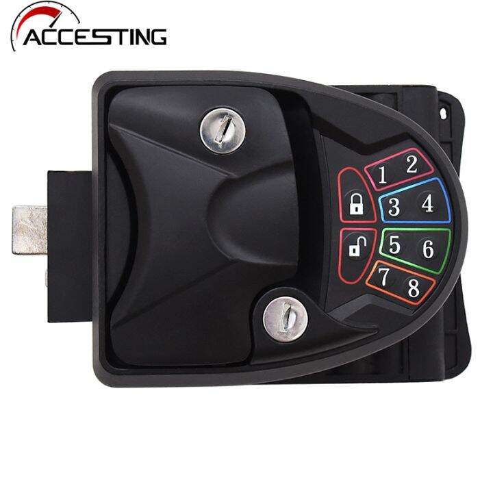 Rv Keyless Entry Door Lock Handle Latch