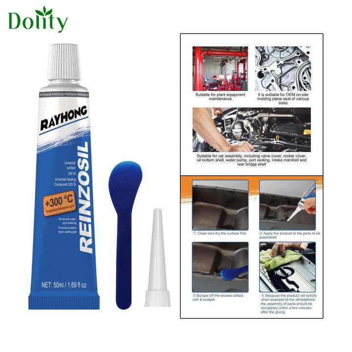 Dolity Car Engine Sealant 50ml Silicone Adhesive Sealant for Fuel Tank