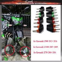 สกรูป้องกันตัวเลื่อนภาพกรอบตัวป้องกันเครื่องยนต์มอเตอร์ไซค์สำหรับ Kawasaki Z750 Z 750 2004-2014 Z800 Z 800 2013-2016