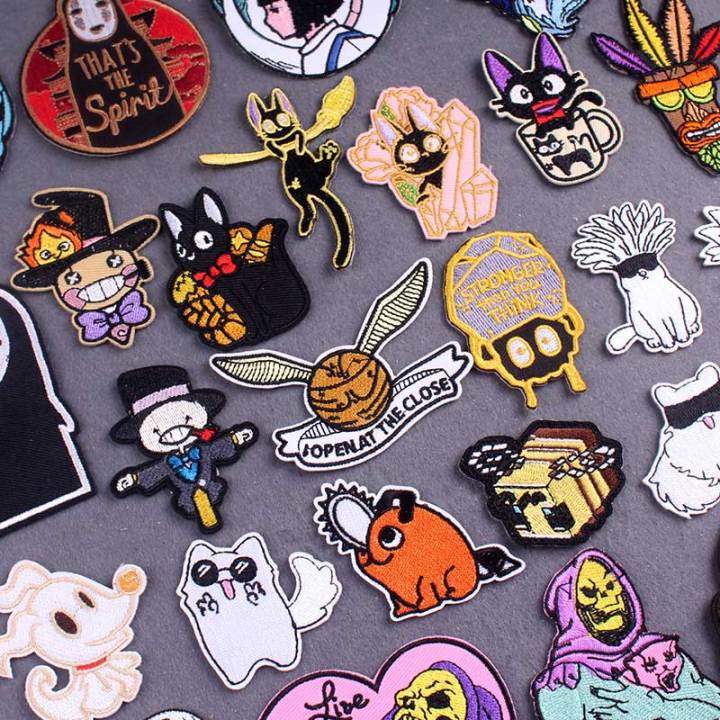 Amazon.com: Iron on Patches for Clothing,19 Pieces Iron on Patches Anime  Patches Demon Slayer Embroidered Iron on Sew on Decorative Applique Patch  Patches for DIY Jeans, Jackets, Shirts, Bag, Caps : Arts,