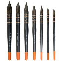 【YF】 Watercolor Artist Art Pen Supplie Squirrel Hair Mixed Wooden Handle Paint Brushes