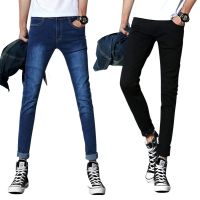 CODshengxi8 【READY STOCK】Men Slim Jeans Fit Skinny Denim Jean Long Pants Slimming Pants Jeans Pant Seluar Jeans Kasual Lelaki Celana Panjang Seluar Jeans