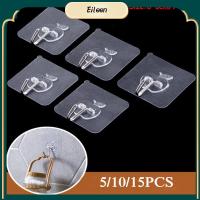 EILEEN 5/10/15PCS ใหม่ ร้อน โปร่งใส บ้านและที่อยู่อาศัย ที่วางของในครัว รูปร่างแอปเปิ้ล ที่แขวนเก็บของ ตะขอไร้ร่องรอย ตะขอกาวไม่มีรอยต่อ ชั้นวางติดผนัง