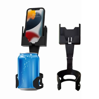 Universal Car Phone Holder ABS Water Cup Stand Drinking Navigation Bracket For iPhone 14 Xiaomi Samsung Multifunction Lazy Mount