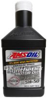 AMSOIL SAE 5W-50 Signature Series 100% Synthetic Motor Oil น้ำมันเครื่องสังเคราะห์ สำหรับเครื่องยนต์เบนซิน (946 mL)