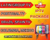 IPTV แพ็คเกจ ดูทีวี 4 เดือน LATIN GROUP, รับชมทีวีออนไลน์ , ภาพยนตร์, ซีรี่ย์, ข่าว, กีฬา, และอื่นๆอีกมากมาย  ภาพนิ่ง  สัญญาณ ดี  ภาพคมชัด Full HD, 4K