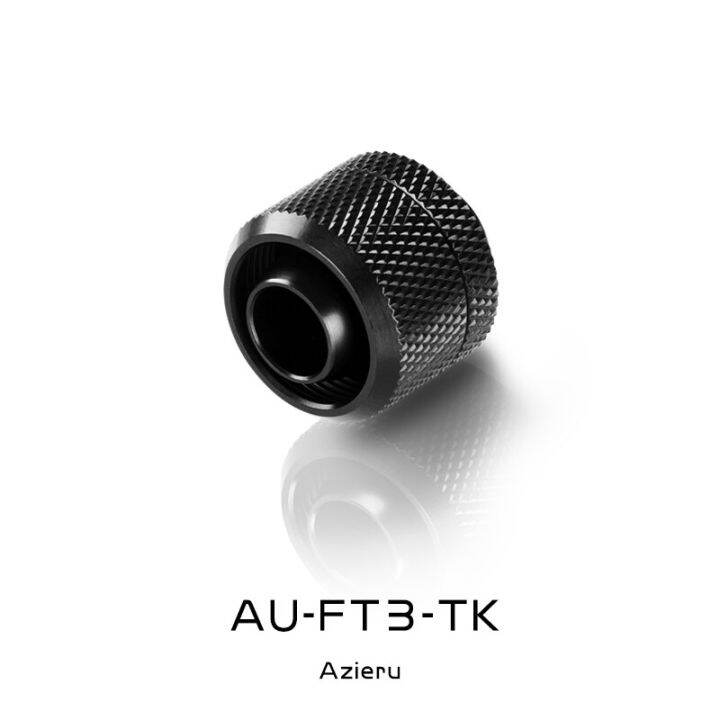 bykski-4pcs-azieru-au-ft3-tk-3-8-id-5-8-od-10x16mm-soft-tube-fittings-g1-4-pc-water-cooling-connector-สำหรับท่อท่อ