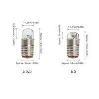 Holiday Discounts 10Pcs Warm White / Bright White Leds Screw Bulbs E5 E5.5 12V HO/TT/N Scale