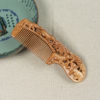 【CC】 Comb Carved Pattern Hollow Out Massage Hair Combs