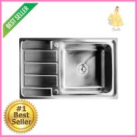 ซิงค์ฝัง 1หลุม 1ที่พัก LINEA VELA80 สีเงินBUILT-IN SINK LINEA VELA80 1B1D STAINLESS STEEL **ทักแชทได้ค่ะ ยินดีบริการ**