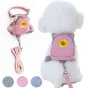 Pet Dog Harness and Leash Cute Pattern Outdoor Travel Cat Harness Backpack thumbnail