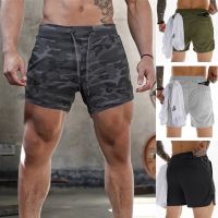 Running Quick dry Shorts Men Jogging Gym Fitness Training Towel hook Short Pants Male Summer Beach Bottoms