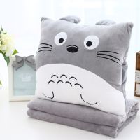 [COD] quilt dual-use student nap office cushion coral fleece one generation