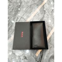 TUMI Mens High-End Fashion Long Leather Wallet