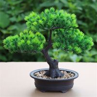 【YF】❒☃✣  Artificial Bonsai Simulated Potted Pot Desktop Decoration Fengshui Viewing