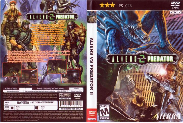 PS2 GAME ALIENS VERSUS PREDATOR 2 | Lazada