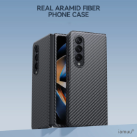 Real Carbon Fiber Case for Samsung Galaxy Z Fold 3 Case, Aramid Fiber Super Light thin Shookproof Z Fold 3 Phone Cover ?เตรียมจัดส่ง?เคสโทรศัพท์ไฟเบอร์น้ำหนักเบาและมีความแข็งแรงสูง