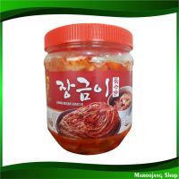 จัดโปร?กิมจิ จังกึม 1 กิโลกรัม กิมจิผักกาดขาว กิมจิผักกาด ผักดอง กิมจิดอง กิมจิเกาหลี เกาหลี Kimchi Jang Geum